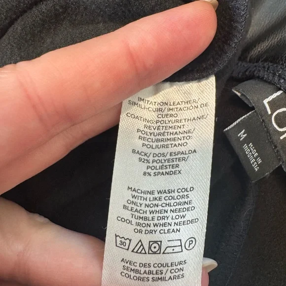 Loft faux leather skinny pants - Picture 5 of 5